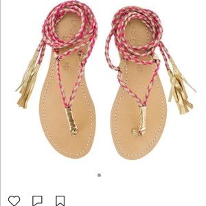 cocobelle sandals size 7 1/2 leather